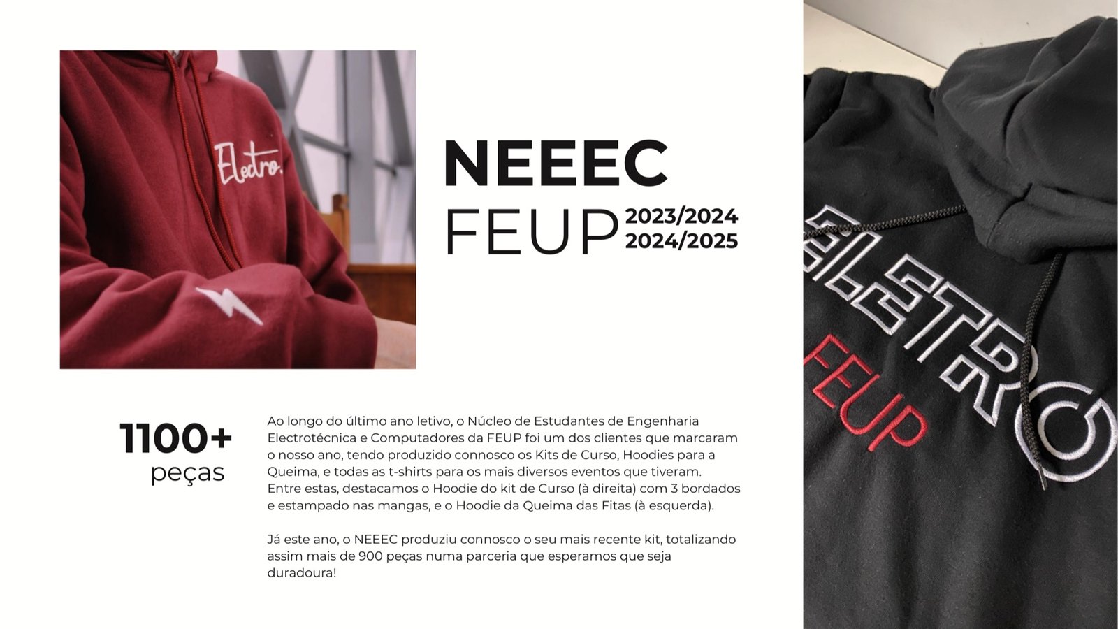 NEEEC FEUP — 1100+ peças produzidas